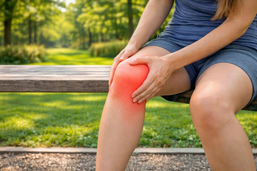 Où se situe exactement la douleur à l’intérieur du genou ?