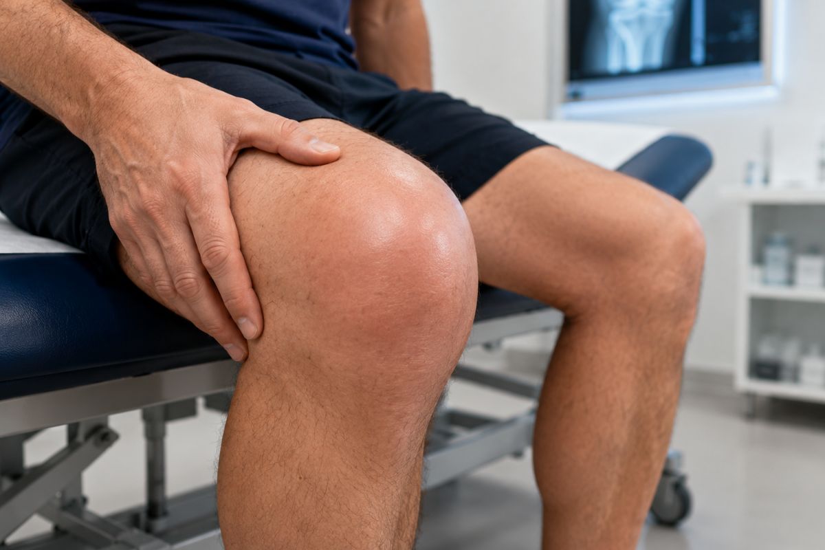 Comment reconnaître un épanchement du genou ?