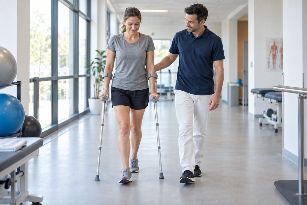 Récupérer l’extension puis la flexion du genou